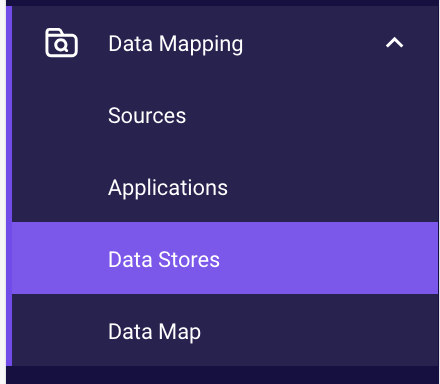 Data Mapping - Data Stores