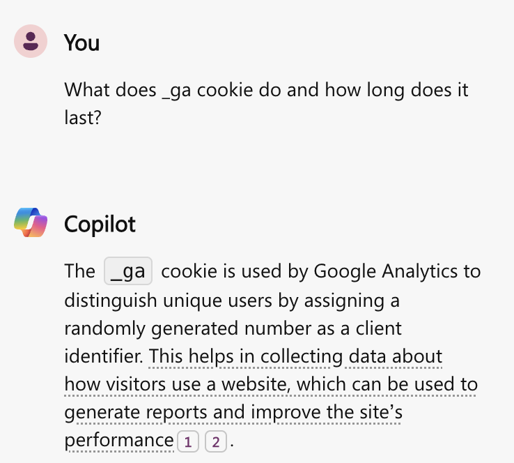 Copilot: Cookie ID