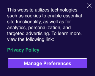 Banner Template 1 (Manage Preferences Enabled) as Box